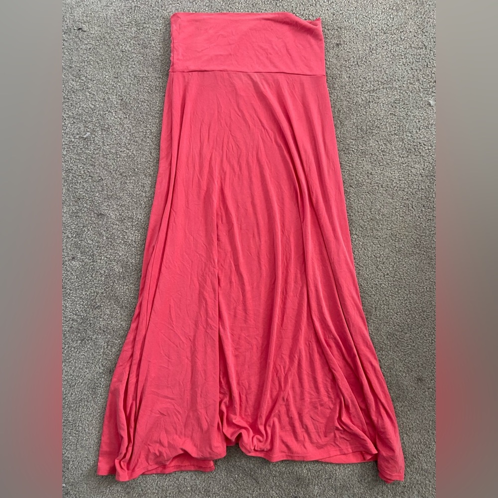 Long Pink Lula Roe skirt